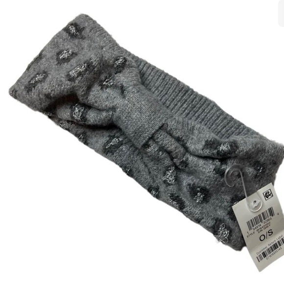 Inc international concepts women's leopard shine headband, gray, one size-NWT - Picture 2 of 4